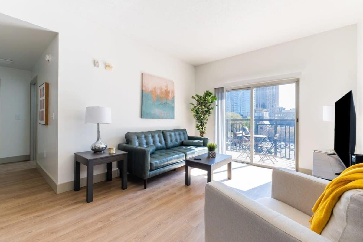 3Br Modern Downtown Apartment With Gym & Office Charlotte Kültér fotó